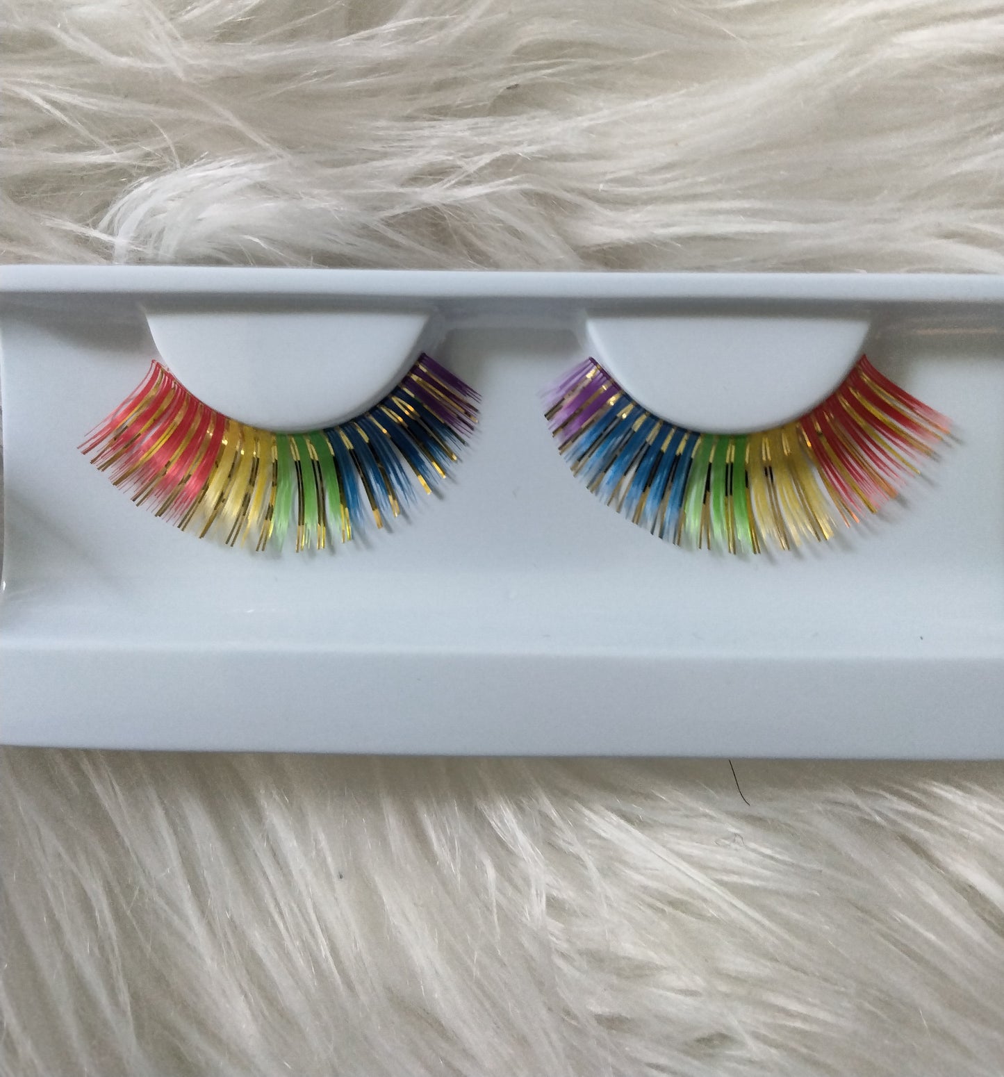 Rainbow lashes
